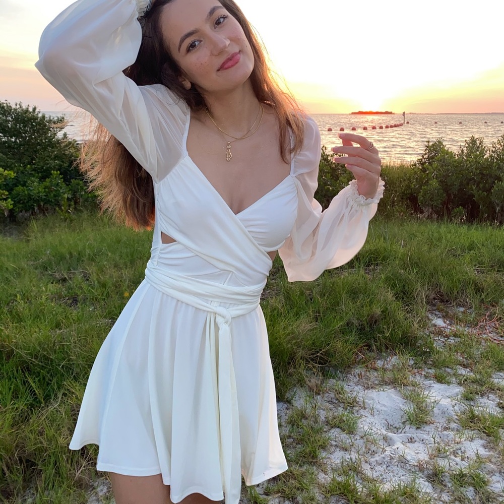 Lucy in the sky white dress